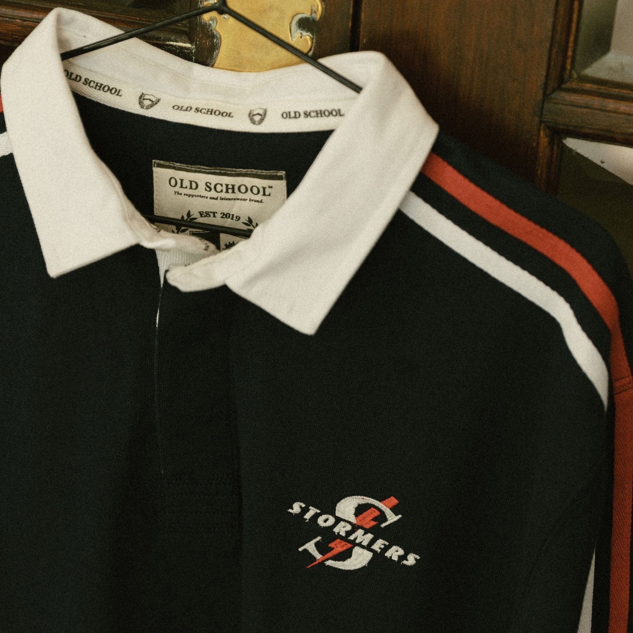 Stormers Long Sleeve Polo Jersey - Old School