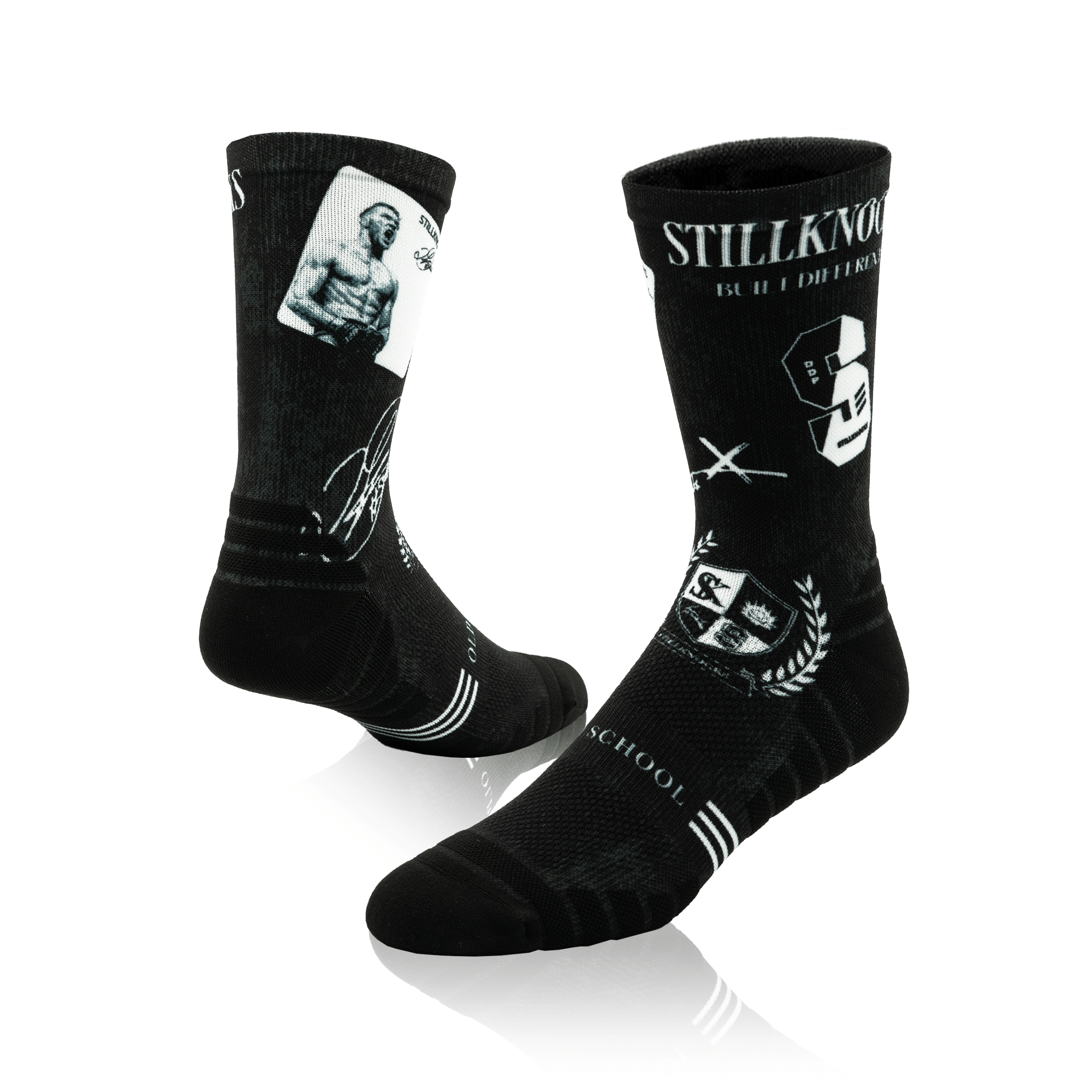 Versus - Stillknocks Graphic black socks - Old School