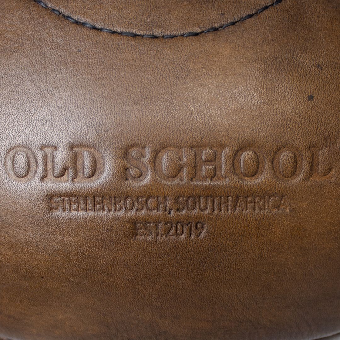 Vintage Old School Rugby Ball - Dark - Old School