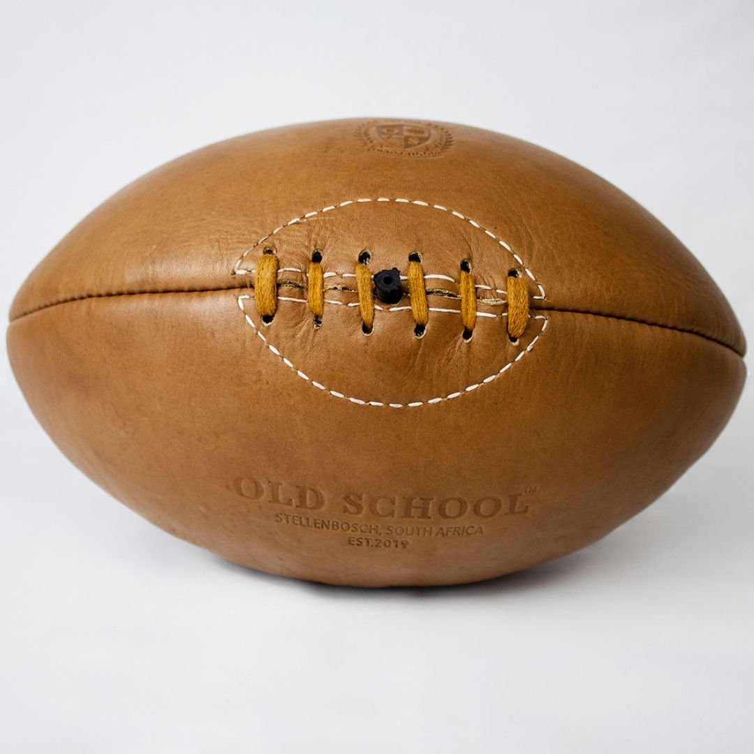 Vintage Old School Rugby Ball - Light - Old School