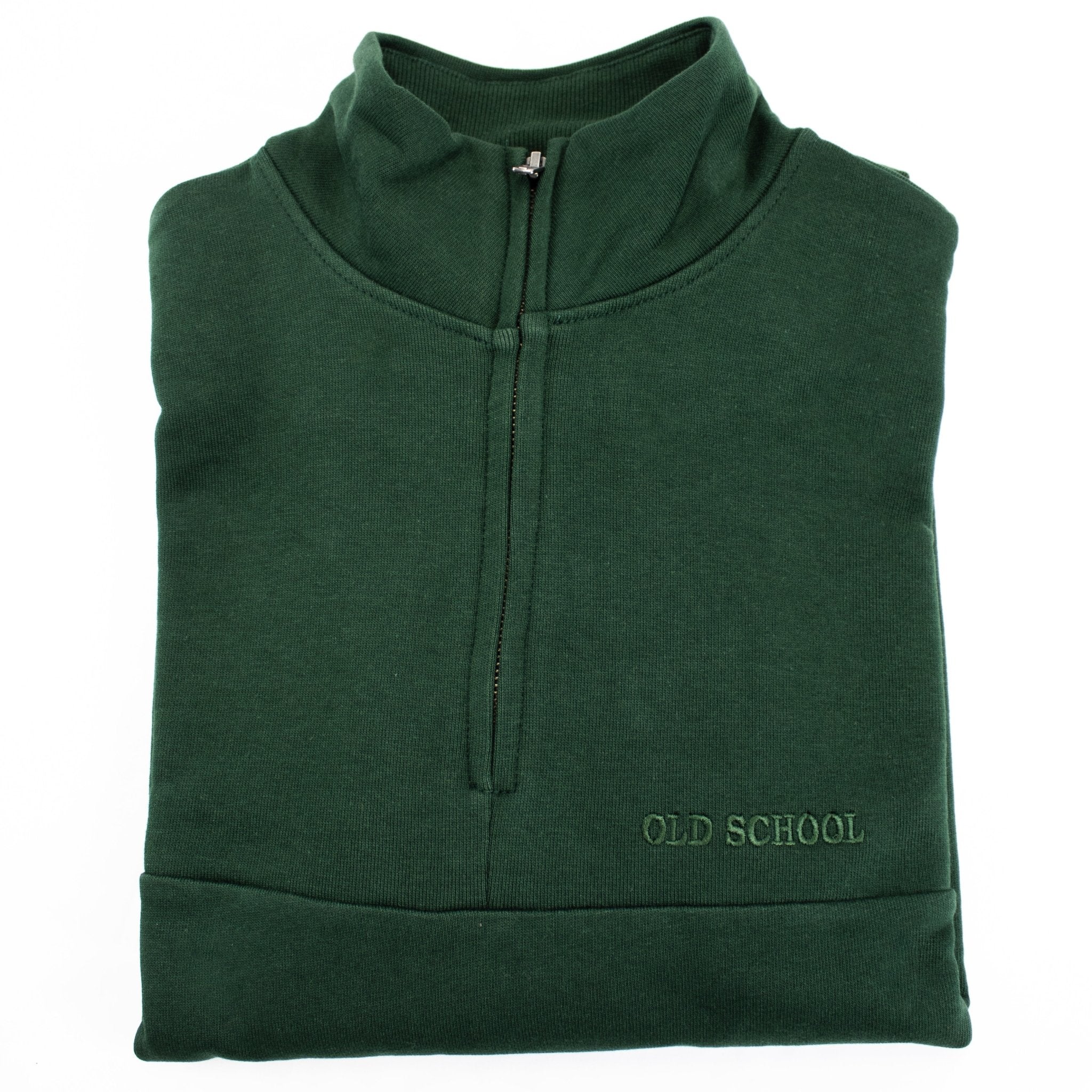 Bottle Green Quarter Zip - Old School SA